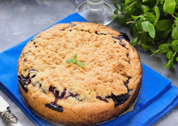 Пирог с вареньем «Три стакана»