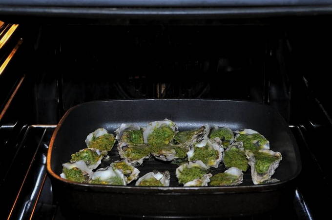 Запеченные устрицы