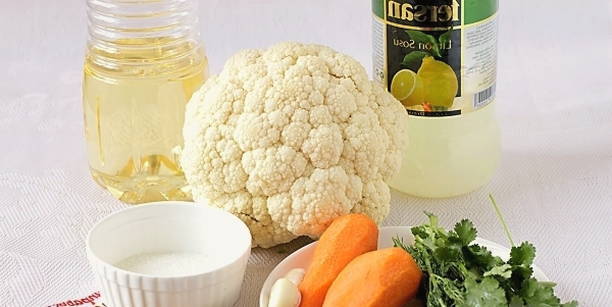 Маринованная цветная капуста по-корейски