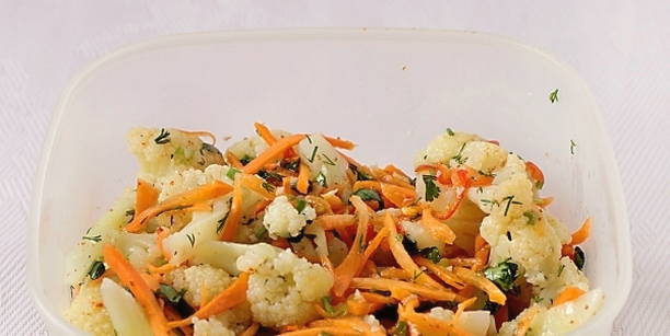 Маринованная цветная капуста по-корейски