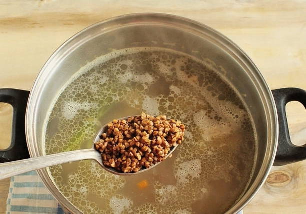 Суп гречневый с мясом Суп гречневый с мясом