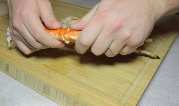Салат с камчатским крабом Салат с камчатским крабом