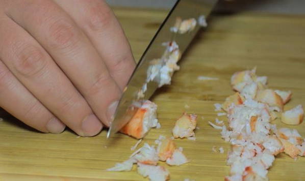 Салат с камчатским крабом Салат с камчатским крабом