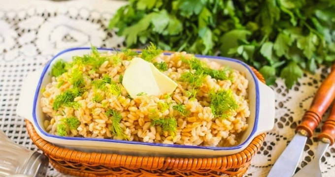 Перловая каша на воде в мультиварке