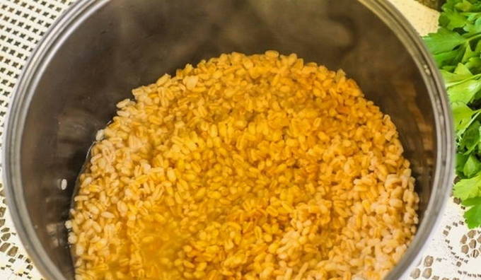 Перловая каша на воде в мультиварке