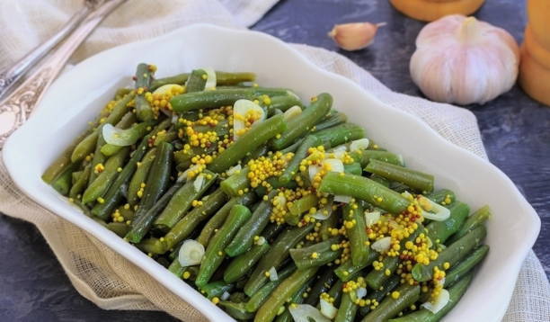 Маринованная стручковая фасоль