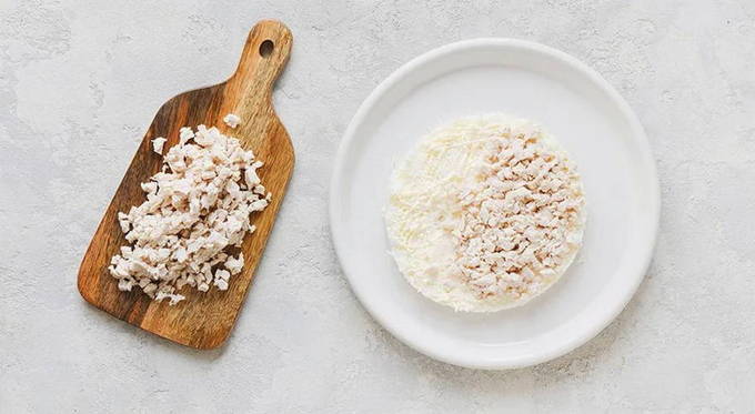 Салат «Черепашка» с курицей, грецкими орехами и яблоками