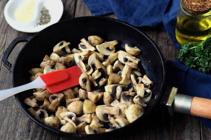 Сливочный соус с грибами для макарон