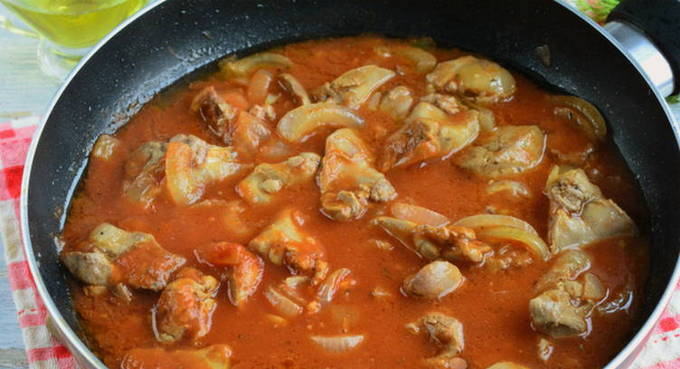 Подлива из куриной печени Подлива из куриной печени