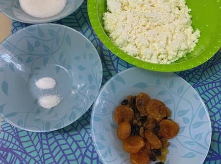 Сырники с рисовой мукой без яиц