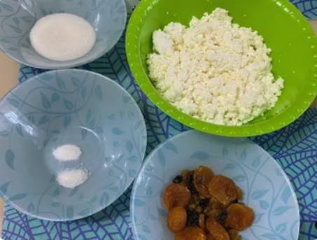 Сырники с рисовой мукой без яиц