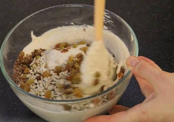 Хлеб из зеленой гречки без дрожжей