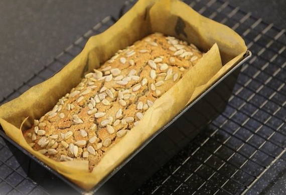 Хлеб из зеленой гречки без дрожжей