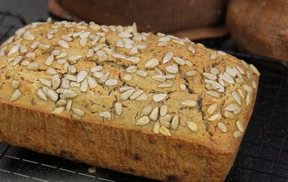 Хлеб из зеленой гречки без дрожжей