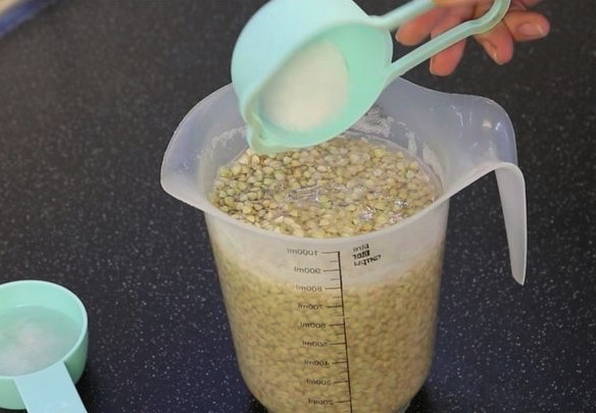 Хлеб из зеленой гречки без дрожжей