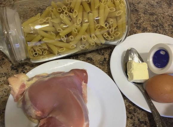Макароны по-флотски без лука