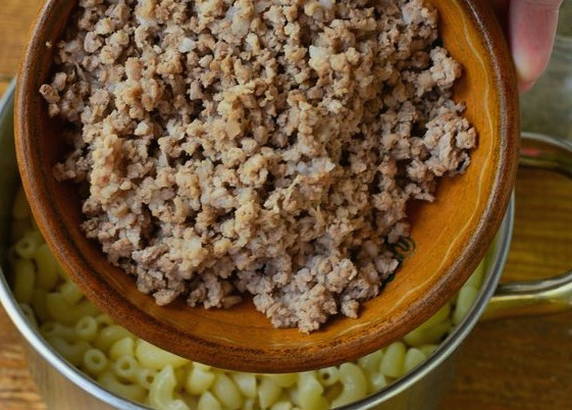 Макароны по-флотски с мясом