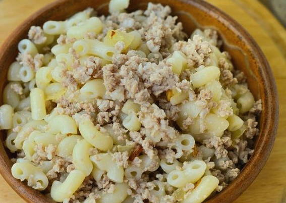 Макароны по-флотски с мясом
