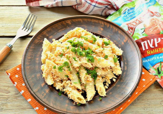Макароны по-флотски с курицей