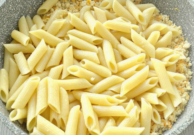 Макароны по-флотски с курицей
