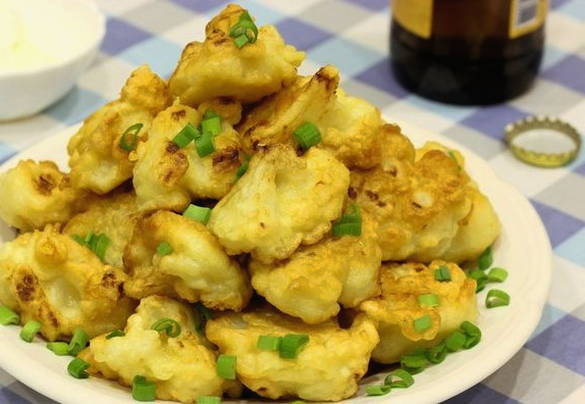 Цветная капуста в пивном кляре