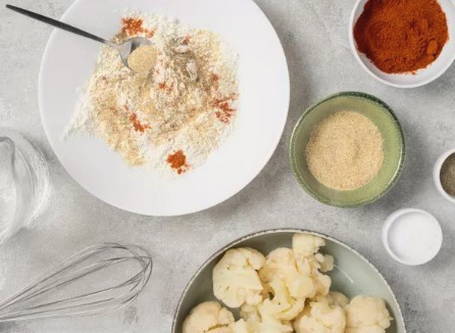 Цветная капуста в постном кляре