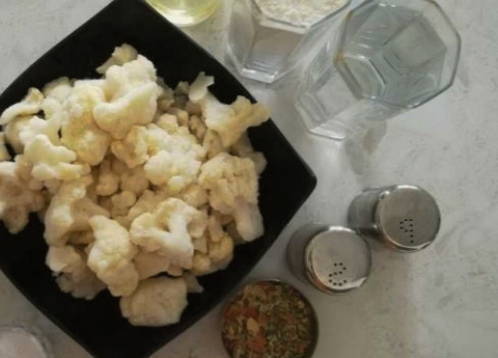 Цветная капуста в кляре без яиц