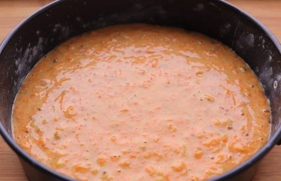 Морковный торт с грецкими орехами Морковный торт с грецкими орехами