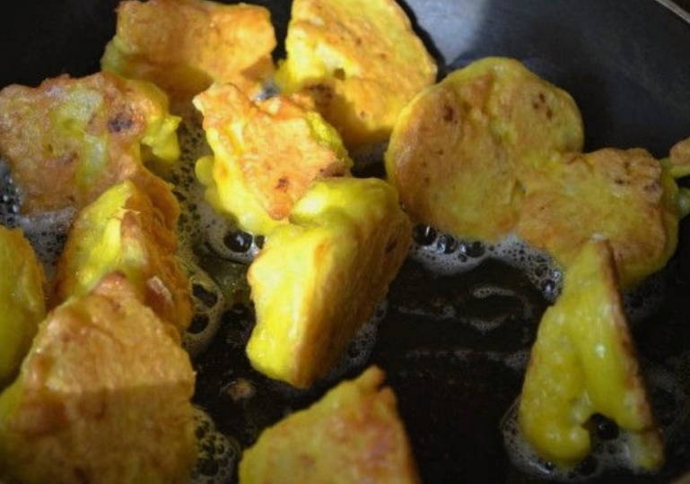 Цветная капуста в сырном кляре
