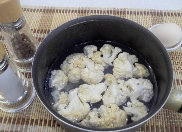 Жареная цветная капуста в кляре