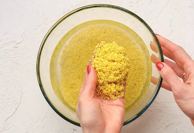 Пшенная каша на молоке и воде