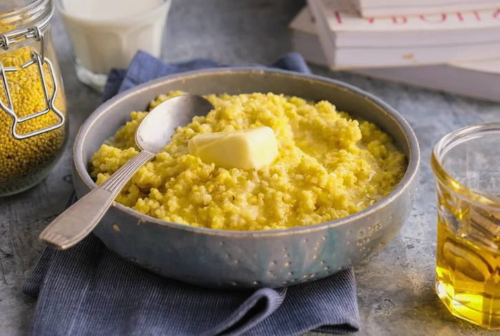 Пшенная каша на молоке и воде