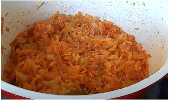 Капуста тушеная, как в советской столовой Капуста тушеная, как в советской столовой