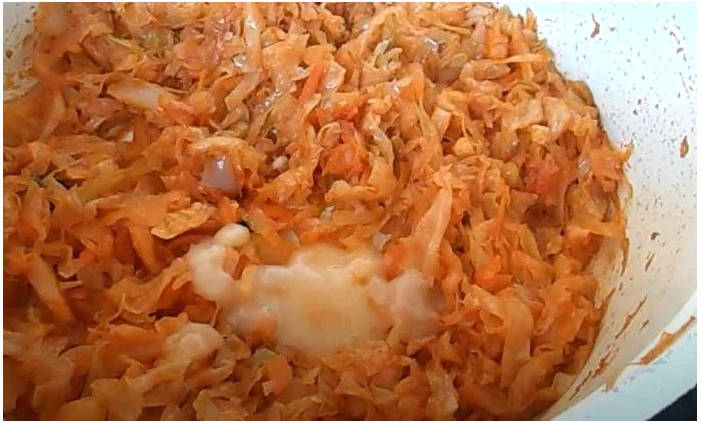Капуста тушеная, как в советской столовой Капуста тушеная, как в советской столовой
