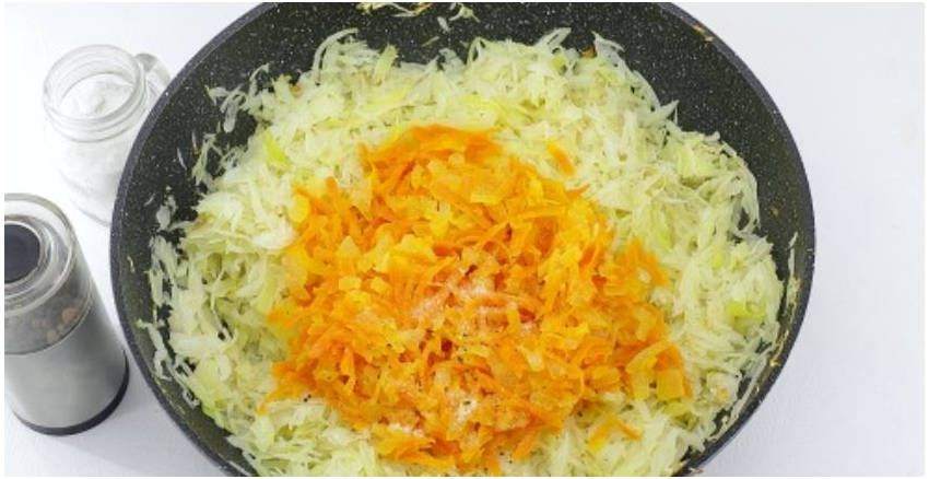 Тушеная капуста без мяса на сковороде Тушеная капуста без мяса на сковороде