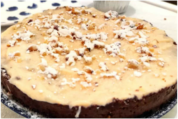 Морковный торт с заварным кремом