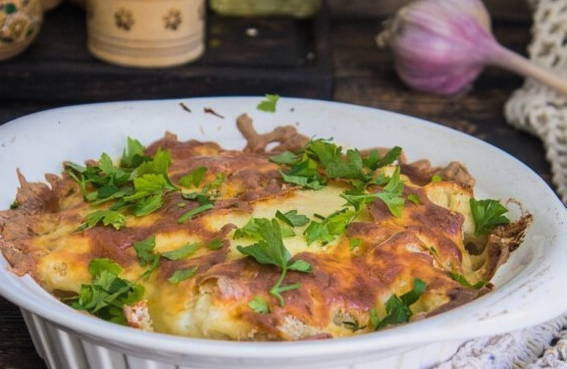 Цветная капуста с сыром в духовке