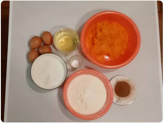 Морковный торт с корицей Морковный торт с корицей