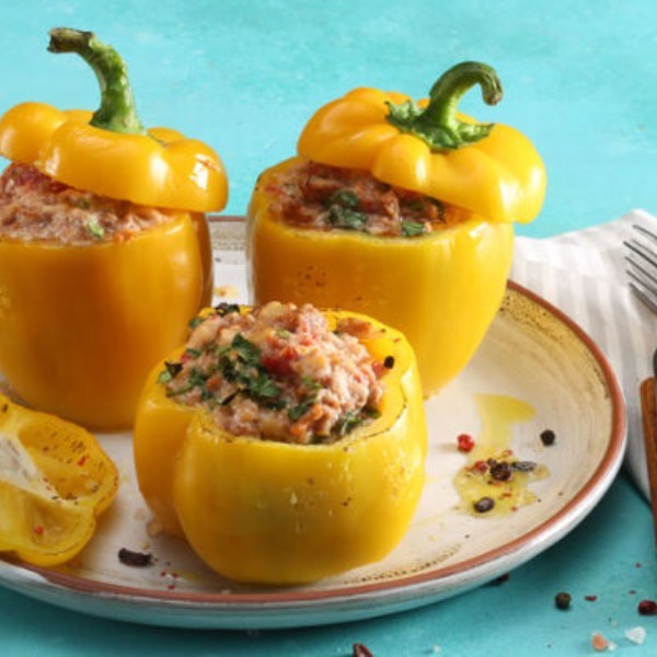 Фаршированный перец без риса