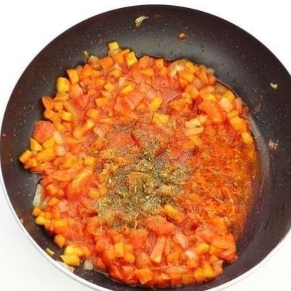 Перец, фаршированный овощами Перец, фаршированный овощами