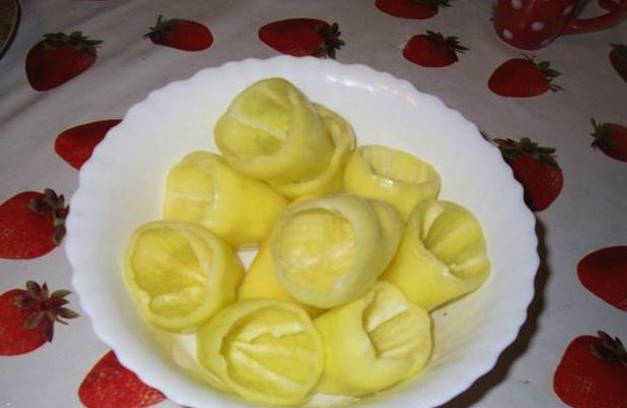 Перец, фаршированный куриным фаршем Перец, фаршированный куриным фаршем