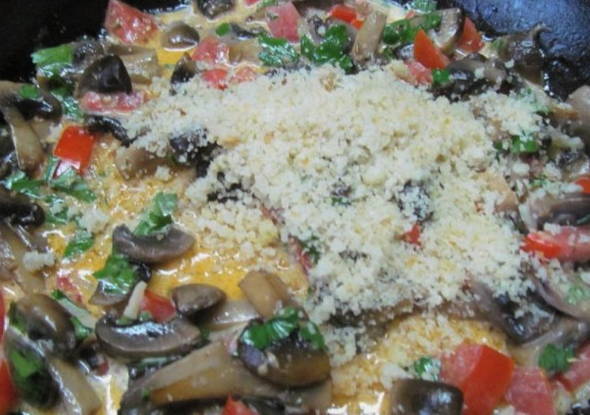 Перец, фаршированный грибами