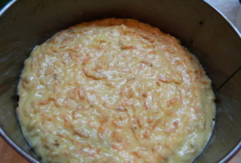 Морковный торт с апельсином