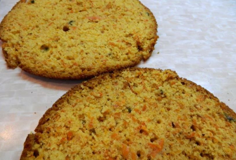 Морковный торт с апельсином