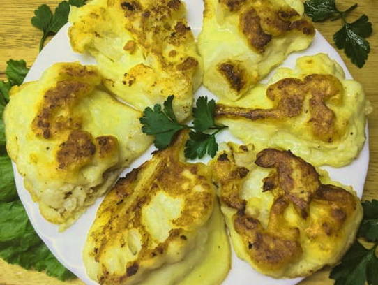 Классическая цветная капуста в кляре с хрустящей корочкой на сковороде