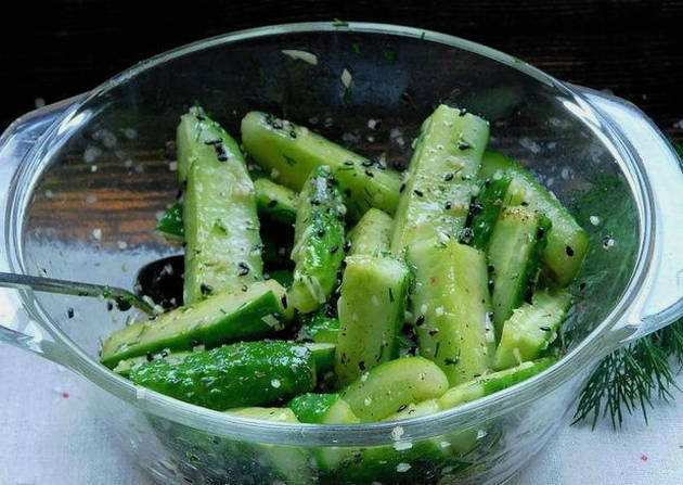 Огурцы по-корейски, которые покоряют сразу Огурцы по-корейски, которые покоряют сразу