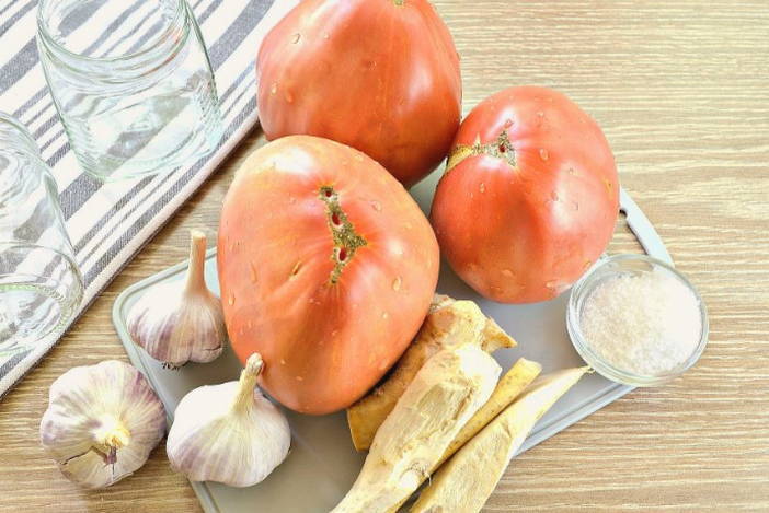 Соус из помидоров и чеснока на зиму