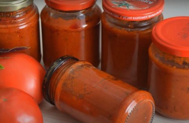 Соус из помидоров и перца без стерилизации на зиму Соус из помидоров и перца без стерилизации на зиму