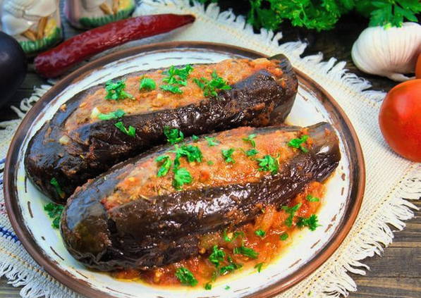 Баклажаны по-грузински Баклажаны по-грузински