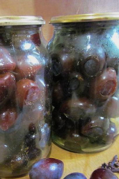 Маринованная слива без стерилизации на зиму